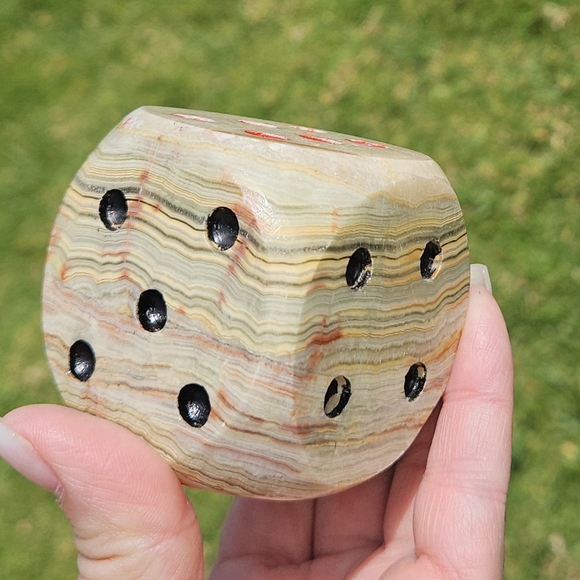 Large Onyx Green & Brown Die 1 lb - Picture 2 of 5